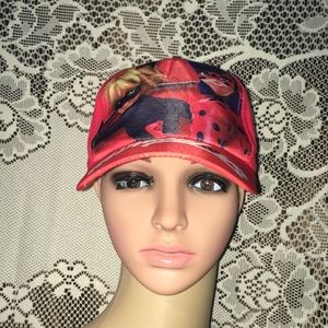 New Miraculous Tales of Ladybug & Cat Noir Nickelodeon Red Baseball Style Cap